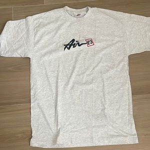 Vintage air 23 embroidered shirt, size extra large